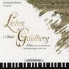 JS Bach - Lieber Goldberg: Aria with various Variations, BWV988 JS Bach - Lieber Goldberg: Aria with various Variations, BWV988