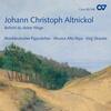 Altnickol - Befiehl du deine Wege: Mass & Motets Altnickol - Befiehl du deine Wege: Mass & Motets