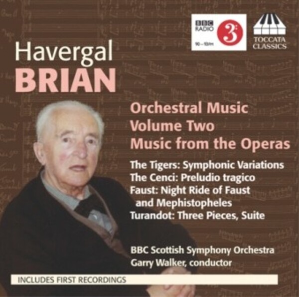 Brian - Orchestral Music Vol.2: Music from the Operas | Toccata Classics TOCC0113