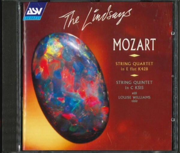 Mozart & The Lindsays, Louise Williams - String Quartet In E Flat K428 String Quintet In C K515 (USED)