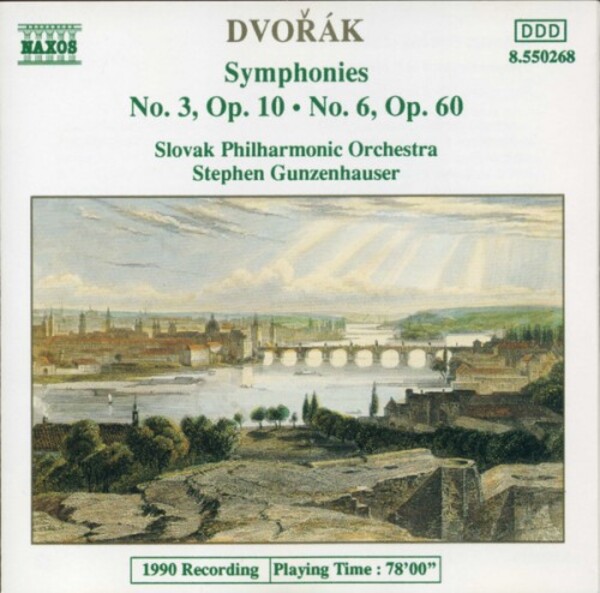 Dvorak, Slovak Philharmonic Orchestra, Stephen Gunzenhauser - Symphonies No. 3, Op. 10 � No. 6, Op. 60