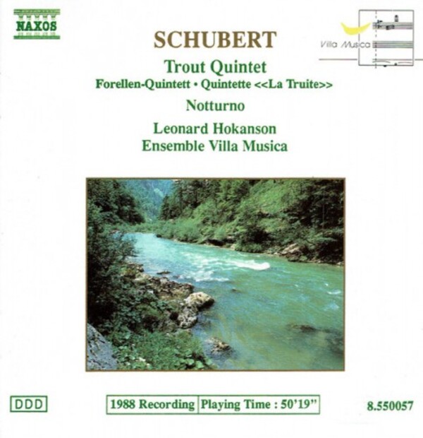 Schubert - Trout Quintet, Notturno (USED)