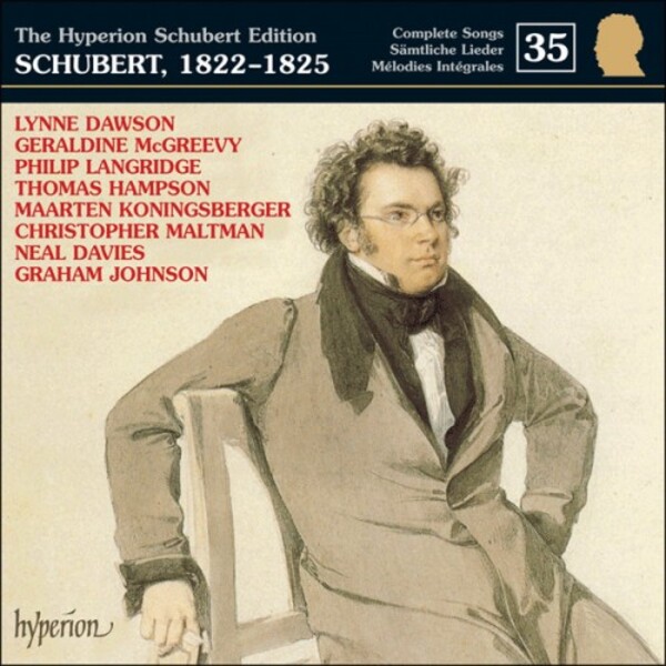 Schubert - The Hyperion Schubert Edition No. 35, 1822-1825 (USED)