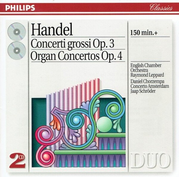 Handel - Concerti Grossi Op. 3 & Organ Concertos Op. 4 (USED)