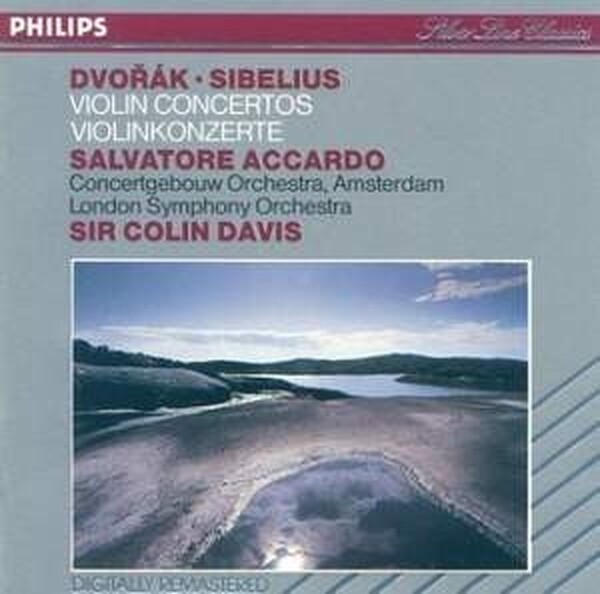 Dvořk ⦁ Sibelius, Salvatore Accardo, Concertgebouw Orchestra, Amsterdam, London Symphony Orchestra, Sir Colin Davis - Violin Concertos (USED)