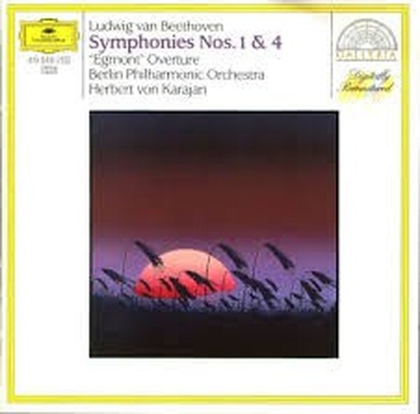 Ludwig van Beethoven & Herbert von Karajan & Berliner Philharmoniker - Symphonies Nos. 1 & 4 (USED)