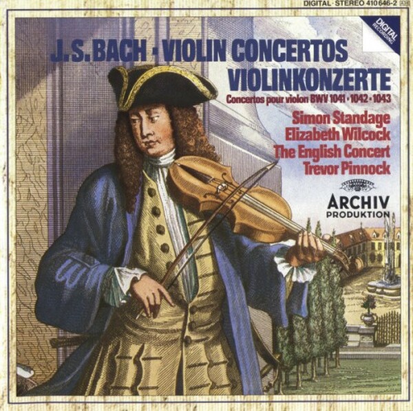 J.S. Bach - Simon Standage, Elizabeth Wilcock, The English Concert, Trevor Pinnock - Violinkonzerte Concertos Pour Violon BWV 1041 - 1042 - 1043 (USED)