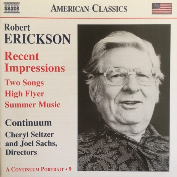 Robert Erickson - Orchestral, Chamber And Vocal Music (USED)
