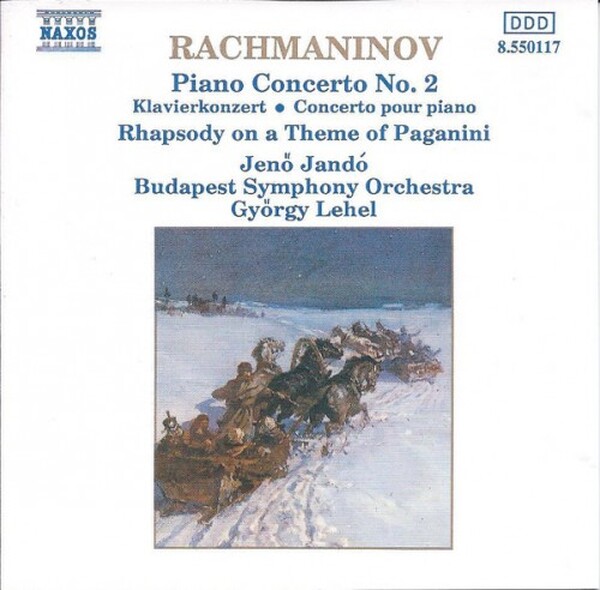 Rachmaninov, Jen Jand, Budapest Symphony Orchestra, Gyrgy Lehel - Piano Concerto No. 2  Rhapsody On A Theme Of Paganini (USED)