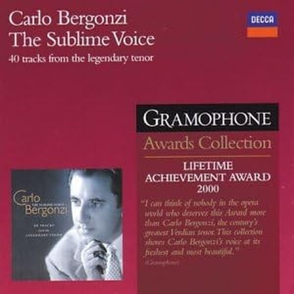 Carlo Bergonzi - The Sublime Voice (USED)