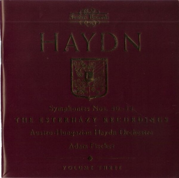 Haydn - Symphonies vol.3 - Nos. 40 - 54 (USED)