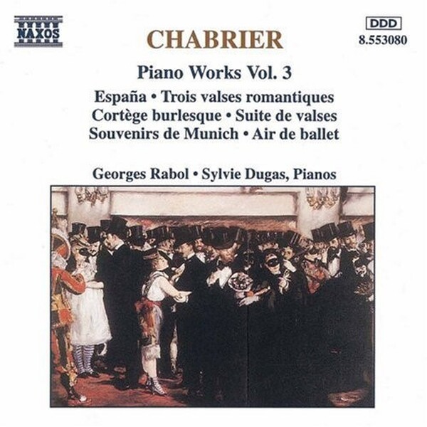 Chabrier - Piano Works Vol. 3 (USED)