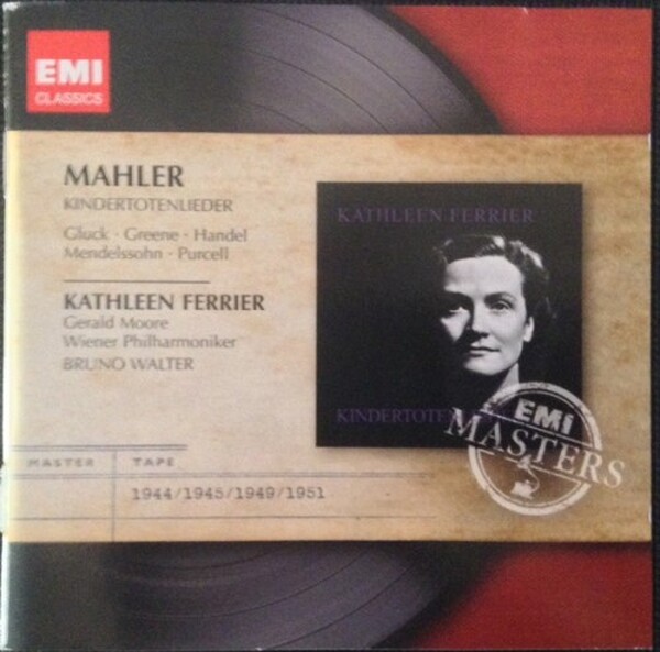 Mahler - Kindertotenlieder (USED) | Warner - Masters Series 6787222 Mahler - Kindertotenlieder (USED) | Warner - Masters Series 6787222